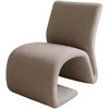 Venture Design Fotelis Rulls Plieno Rėmas 53x50x42 cm Ruda Lino