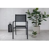 Venture Design Fotelis Santorini, juodas, aliuminis, sukraunamas vienas ant kito