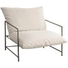 Venture Design Fotelis Sedalia 67x73 cm smėlio spalvos, metalinis rėmas