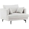 Venture Design Fotelis, Sofia vieno sėdynės sofa, 92x82x104 cm, Bėžinės spalva