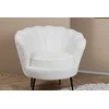 Venture Design Fotelis, viengulė sofa Calais, 77x76x83 cm, Balta