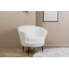 Venture Design Fotelis, viengulė sofa Calais, 77x76x83 cm, Balta