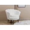 Venture Design Fotelis, viengulė sofa Calais, 77x76x83 cm, Balta