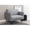 Sofa Venture Design Fotelis, Zoom, 84x80x95 cm, Pilka