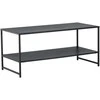 Venture Design Galiausias stalas, Plienas, 43x102 cm, Juodas