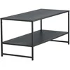 Venture Design Galiausias stalas, Plienas, 43x102 cm, Juodas