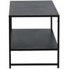 Venture Design Galiausias stalas, Plienas, 43x102 cm, Juodas