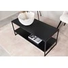 Venture Design Galiausias stalas, Plienas, 43x102 cm, Juodas