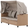 Venture Design Gultas Nopy 195x56x30 cm Smėlio spalvos Pintas