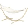 Venture Design Hamakas Hedvig 200x115 cm Smėlio spalvos medvilnė lauko baldai