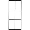 Venture Design Industrinis sieninis, 15354-888, 210x90 cm, Juodas