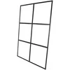 Venture Design Industrinis sieninis dekoras, Leif, 150x210 cm, Juodas
