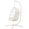 Venture Design Kabantis krėslas Trezza 51x51x60 cm smėlio spalvos plienas