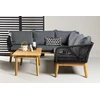 Venture Design Kampinė sofa Chania juoda akacija
