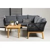 Venture Design Kampinė sofa Chania juoda akacija