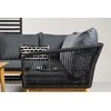 Venture Design Kampinė sofa Chania juoda akacija