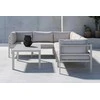 Venture Design Kampinė Sofa Komplektas Copacabana su Stalu Smėlio Spalvos Aliuminis Lauko Baldai