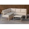 Venture Design Kampinė sofa Salvador rusvai gelsvas
