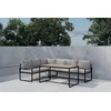 Venture Design Kampinė sofa, smėlio spalvos, poliwood medžiaga