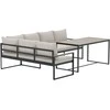 Venture Design Kampinė sofa, smėlio spalvos, poliwood medžiaga