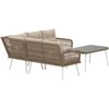Venture Design Kampinė sofa, smėlio spalvos, vytelė