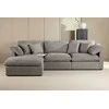 Venture Design Kampinis sofa, Amalfi, 304x182x89 cm, Tamsiai pilka
