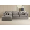 Venture Design Kampinis sofa, Amalfi, 304x182x89 cm, Tamsiai pilka