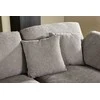 Venture Design Kampinis sofa, Amalfi, 304x182x89 cm, Tamsiai pilka