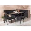 Venture Design Kampinis sofa, Knock, 145x200 cm, Juoda