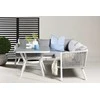 Venture Design Kampinis sofa komplektas, Virya, 206x220x71,5 cm, Pilka