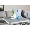 Venture Design Kampinis sofa komplektas, Virya, 206x220x71,5 cm, Pilka