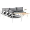 Venture Design Kampinis sofa, Meksika, 152x152 cm, Balta