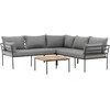 Venture Design Kampinis sofa, Penh balkonas, 195x125 cm, Juoda