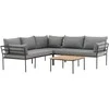 Venture Design Kampinis sofa, Penh balkonas, 195x125 cm, Juoda