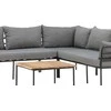 Venture Design Kampinis sofa, Penh balkonas, 195x125 cm, Juoda