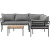 Venture Design Kampinis sofa, Penh balkonas, 195x125 cm, Juoda