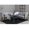 Venture Design Kampinis sofa rinkinys, Virya, 206x143 cm, Pilka