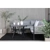 Venture Design Kampinis sofa rinkinys, Virya, 206x143 cm, Pilka
