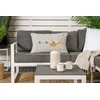 Venture Design Kampinis sofa, Salvador, 190x118 cm, Balta/Pilka