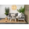 Venture Design Kampinis sofa, Salvador, 190x118 cm, Balta/Pilka