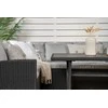 Venture Design Kampinis sofaas, Brentwood, 176x167 cm, Juoda/Pilka