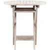 Venture Design Kavinės stalas 70 cm Baltasis tekas