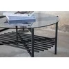 Venture Design Kavos stalas, Von Staf apvalus sofa stalas, 80x48 cm, Juodas