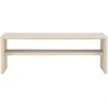Venture Design Kavos staliukas 110x50x38 cm Baltas MDF