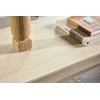 Venture Design Kavos staliukas 110x50x38 cm Baltas MDF