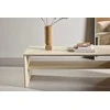 Venture Design Kavos staliukas 110x50x38 cm Baltas MDF
