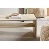 Venture Design Kavos staliukas 110x50x38 cm Baltas MDF