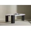 Venture Design Kavos staliukas Kres 125x70.5x40 cm Smėlio spalvos