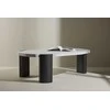 Venture Design Kavos staliukas Kres 125x70.5x40 cm Smėlio spalvos