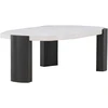 Venture Design Kavos staliukas Kres 125x70.5x40 cm Smėlio spalvos